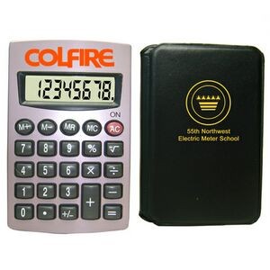 Pocket Size 8-Digit Calculator w/ PVC Cover