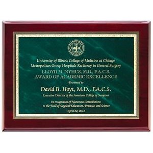 Engraved Award on a Piano Finish Plaque (8"x10")