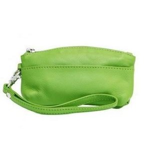 Ashlin® Designer Ladies Lime Green Genesia Makeup Wristlet