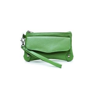 Ashlin® Designer Lime Green Catarine Mini Cosmetic & Phone Wristlet