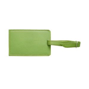 Ashlin® Designer Lime Green Madrid Rectangular Luggage Bag Tag