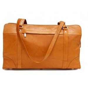 Ashlin® Designer Carlton Ladies British Tan Briefcase w/Shoulder Straps
