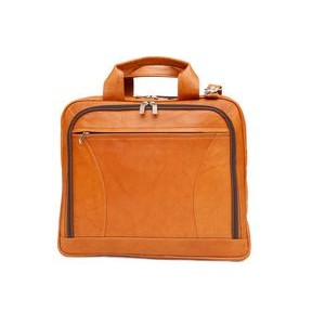 Ashlin® Designer Alaster British Tan Laptop Briefcase w/Front Organizer