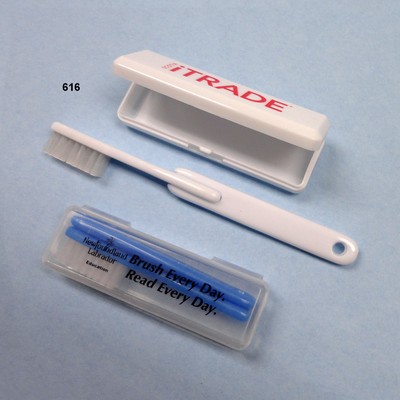 Travel Toothbrush (3-5/8"x1-1/8")