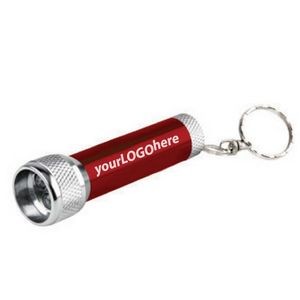 Mini Alumimum Red 3 LED Keychain