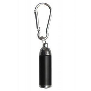 Carabiner Clip Keychain Flashlight-Black