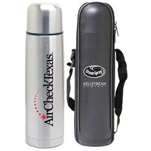 24 Oz. Slim Vacuum Insulated Bottle with Carry Bag