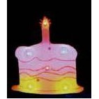 Birthday Cake Flash Lapel Pin
