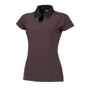 FILA Women's Orleans Striped Polo Shirt