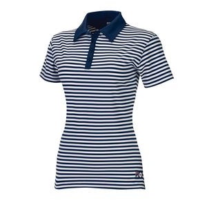FILA Women's Paros Striped Polo Shirt