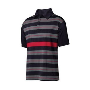 FILA Men's Bristol Engineered Striped Polo Shirt