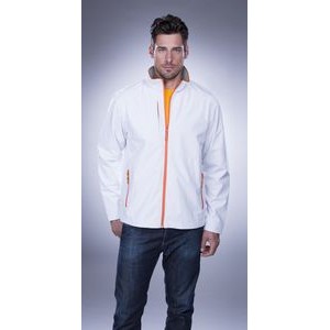 Men's Lightweight Performance Jacket w/Bonded Mesh Lining & Contrast Color Back Insert Panel