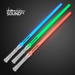 LED Futuristic Weapon w/ Space Saber Sounds - Domestic Print