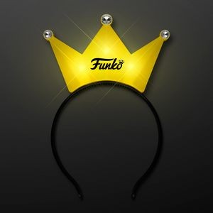 Light Up Yellow Crown Tiara Princess Headband