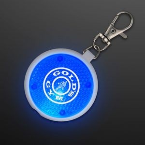 Blue Safety Blinkers, Keychain Flashlight - Domestic Print
