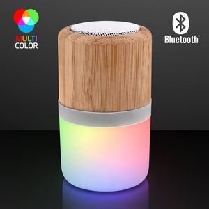 4.25" Light Up Speaker, Bluetooth + Rechargeable - BLANK