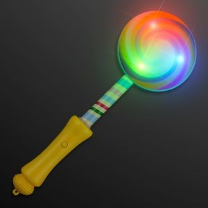 Flashing Lollipop Light Up Wand - BLANK