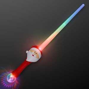 LED Santa Toy Sword Expandable Saber - BLANK