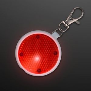 Red Safety Blinkers, Keychain Flashlight - BLANK