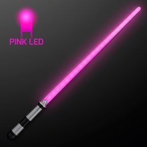 22 LED Pink Saber Space Sword - BLANK