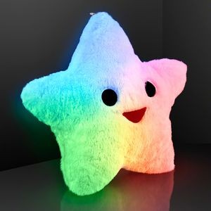 Happy Star Light Up Pillows, Auto-Off for Nap Time - BLANK