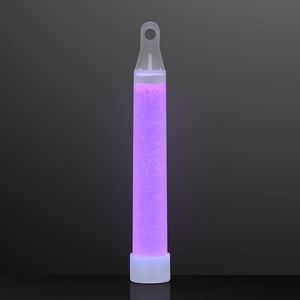 4" Purple Mid-Sized Glow Sticks with Lanyard - BLANK