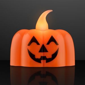 Pumpkin Lights LED Tea Light Candles - Blank