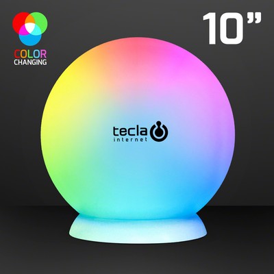 Custom 10" LED Ball w/ Charger & Remote - Domestic Imprint