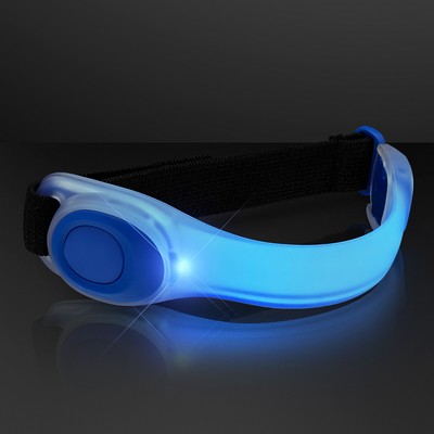 Deluxe Blue LED Armbands - BLANK