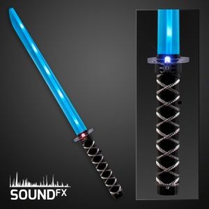 Deluxe Ninja LED Sword w/ Motion Activated Clanging Sound - BLANK