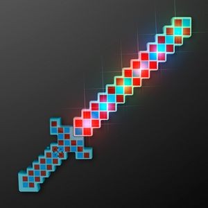Light Up Mini Pixel Swords 15.6" - BLANK