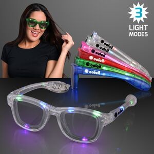 LED Flashing Cool Shade Party Glasses - Domestic Imprint