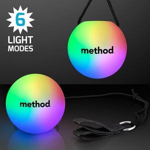 LED Poi Ball Swirling Light Toy - Domestic Print