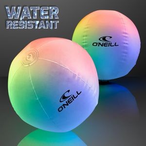 Light Up Beach Ball w/Color Change LEDs - Domestic Print
