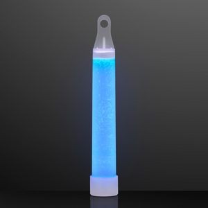 4" Blue Mid-Sized Glow Sticks with Lanyard - BLANK