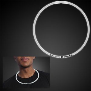 22" White Glow Necklaces - Domestic Imprint