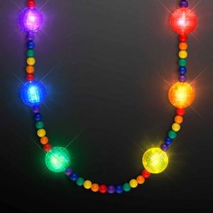Bright Beads Rainbow Party Necklace - BLANK