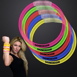 Assorted Color 8 inch Glow Bracelet - Domestic Print