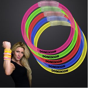 Assorted Color 8 inch Glow Bracelet - Domestic Print