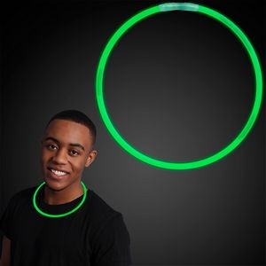 Promotional 22" Premium Green Glow Necklace - BLANK