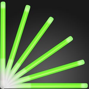 9.4" Green Glow Stick Wands - BLANK