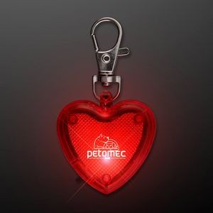 Blinking Heart Dog Light and Keychain - Domestic Print