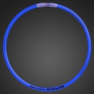 Promotional 22" Premium Blue Glow Necklace - BLANK