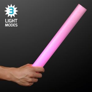 16" Pink LED Foam Cheer Stick - BLANK