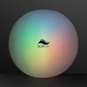 LED Jumbo Inflatable Glow Ball - 20" Diameter - Domestic Print