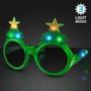 LED Glitter Christmas Tree Shades - BLANK