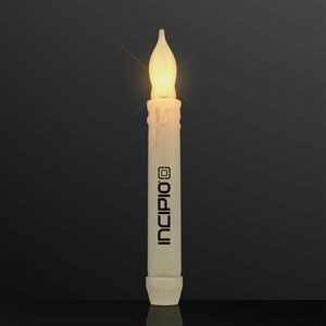 LED Taper Candles, Flickering Amber Light