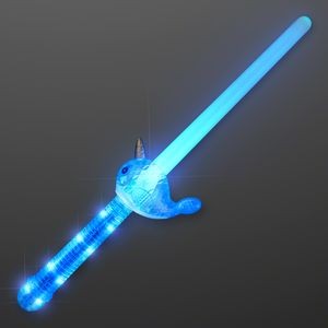 Light Up Narwhal Mini Saber Sword - BLANK