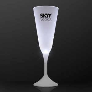 Still White Light Champagne Glass - Domestic Print