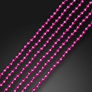 7 Mm Pink Disco Ball Beads (Non Flashing) - BLANK